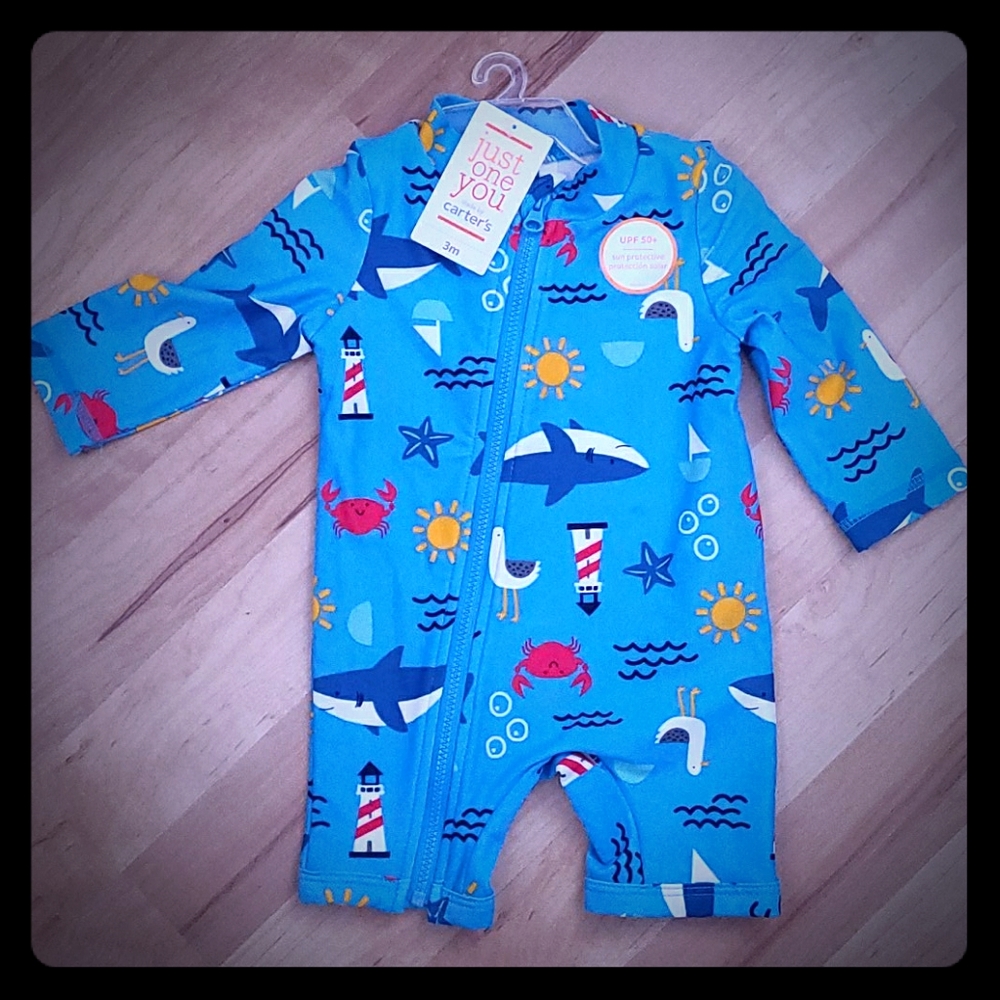 NWT Carter's 3M swim/rashguard